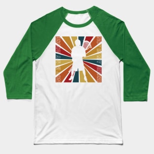 Retro Lacrosse Goalie, Vintage LAX Goalie Baseball T-Shirt